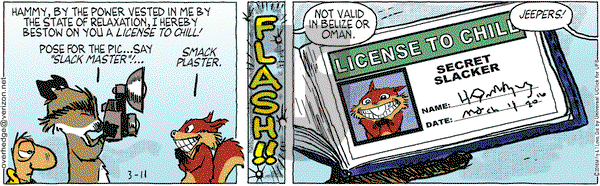 Over the Hedge on Friday March 11, 2016 Comic Strip
