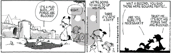 Over the Hedge on Monday May 19, 2003 Comic Strip