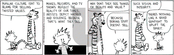 Calvin and Hobbes on Tuesday July 28, 2015 Comic Strip