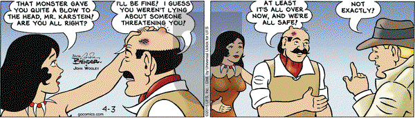 Alley Oop on Friday April 3, 2015 Comic Strip