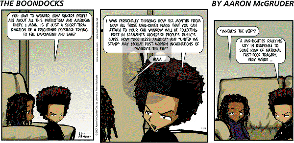 The Boondocks on Sunday June 7, 2009 Comic Strip