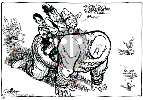 Pat Oliphant on Tuesday September 28, 1999 Comic Strip