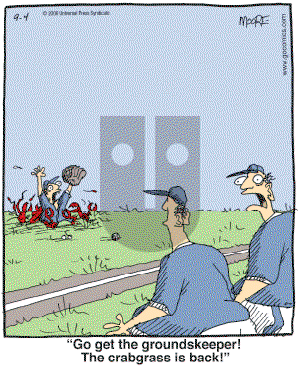 In the Bleachers - Monday September 4, 2006 Comic Strip