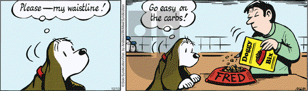 Fred Basset on Thursday December 13, 2018 Comic Strip