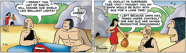 Alley Oop on Wednesday July 10, 2013 Comic Strip