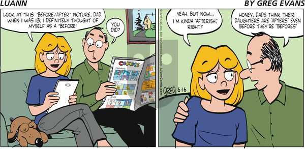 Luann on Sunday June 16, 2019 Comic Strip