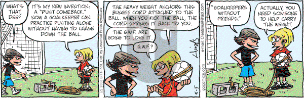 Cleats - Monday May 5, 2008 Comic Strip
