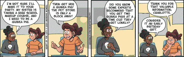 Heart of the City - Thursday August 8, 2024 Comic Strip