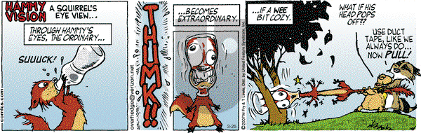 Over the Hedge on Wednesday March 25, 2015 Comic Strip