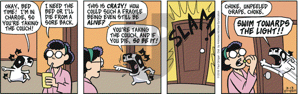 Pooch Cafe on Tuesday March 13, 2018 Comic Strip