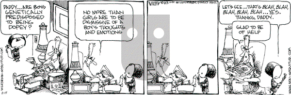 Non Sequitur on Monday February 17, 2003 Comic Strip