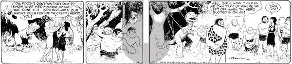 Alley Oop - Saturday January 14, 1939 Comic Strip
