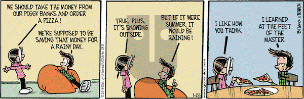 Grand Avenue on Thursday January 28, 2016 Comic Strip