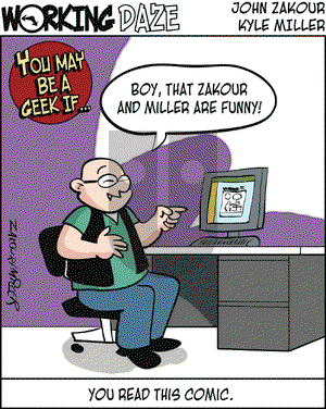 Working Daze on Saturday February 2, 2008 Comic Strip