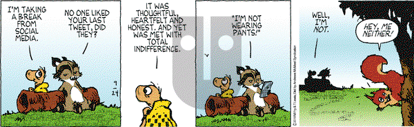 Over the Hedge on Tuesday September 24, 2019 Comic Strip