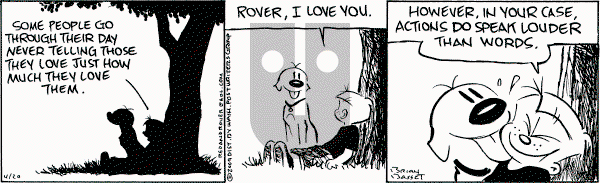 Red and Rover on Monday April 20, 2009 Comic Strip