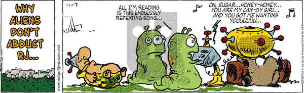 Over the Hedge on Wednesday November 7, 2012 Comic Strip