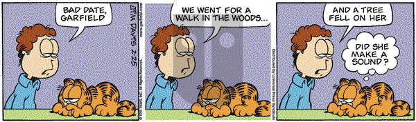 Garfield - Saturday February 25, 2006 Comic Strip