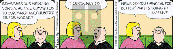 The Born Loser on Wednesday September 24, 2014 Comic Strip