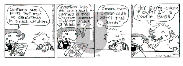 Soup to Nutz - Old on Wednesday October 4, 2000 Comic Strip
