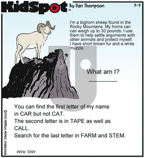 KidSpot - Tuesday July 7, 2020 Comic Strip
