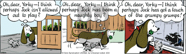 Fred Basset on Wednesday June 22, 2016 Comic Strip