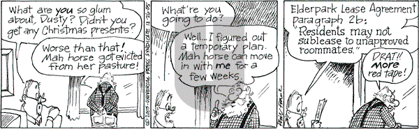 The Elderberries on Monday December 26, 2005 Comic Strip