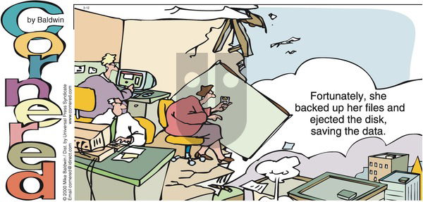 Cornered on Sunday March 12, 2000 Comic Strip
