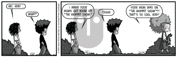 The Boondocks on Monday March 25, 2013 Comic Strip