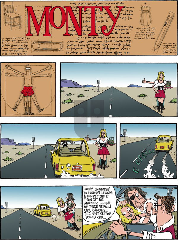 Monty - Sunday April 7, 2019 Comic Strip