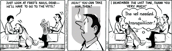 Fred Basset on Thursday July 2, 2009 Comic Strip