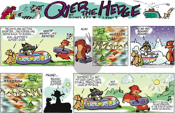 Over the Hedge on Sunday September 2, 2012 Comic Strip