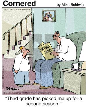 Cornered on Saturday April 6, 2019 Comic Strip