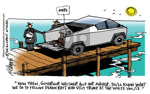 Henry Payne on Monday April 14, 2025 Comic Strip