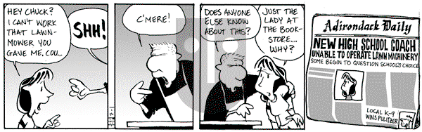 Barkeater Lake on Thursday February 2, 2012 Comic Strip