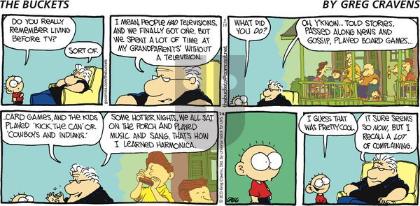 The Buckets on Sunday August 18, 2013 Comic Strip