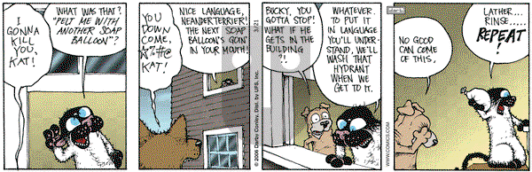 Get Fuzzy on Tuesday March 21, 2006 Comic Strip