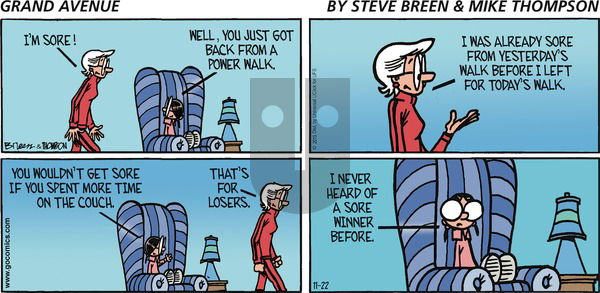 Grand Avenue on Sunday November 22, 2015 Comic Strip