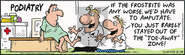 Frank and Ernest on Thursday February 14, 2019 Comic Strip