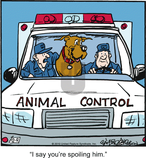 Marmaduke on Thursday December 2, 2010 Comic Strip