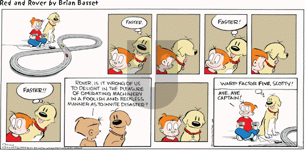 Red and Rover on Sunday March 29, 2009 Comic Strip