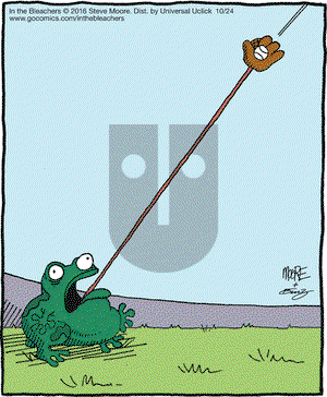 In the Bleachers on Monday October 24, 2016 Comic Strip
