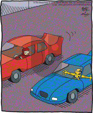 In the Bleachers on Thursday November 24, 2016 Comic Strip