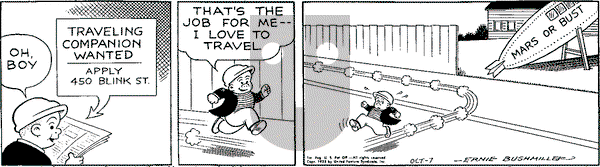 Nancy Classics on Wednesday October 7, 2015 Comic Strip