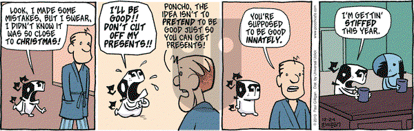Pooch Cafe on Tuesday December 24, 2013 Comic Strip