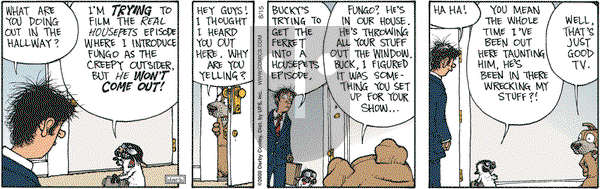 Get Fuzzy on Saturday August 15, 2009 Comic Strip