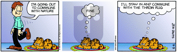 Garfield - Tuesday March 3, 1998 Comic Strip