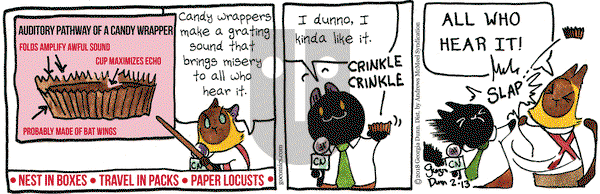 Breaking Cat News on Tuesday February 13, 2018 Comic Strip