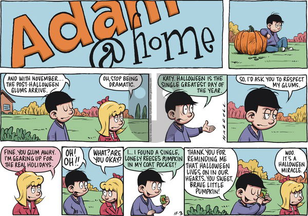 Adam@Home on Sunday November 3, 2019 Comic Strip