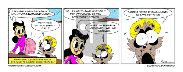 Little Fried Chicken and Sushi on Wednesday February 26, 2025 Comic Strip